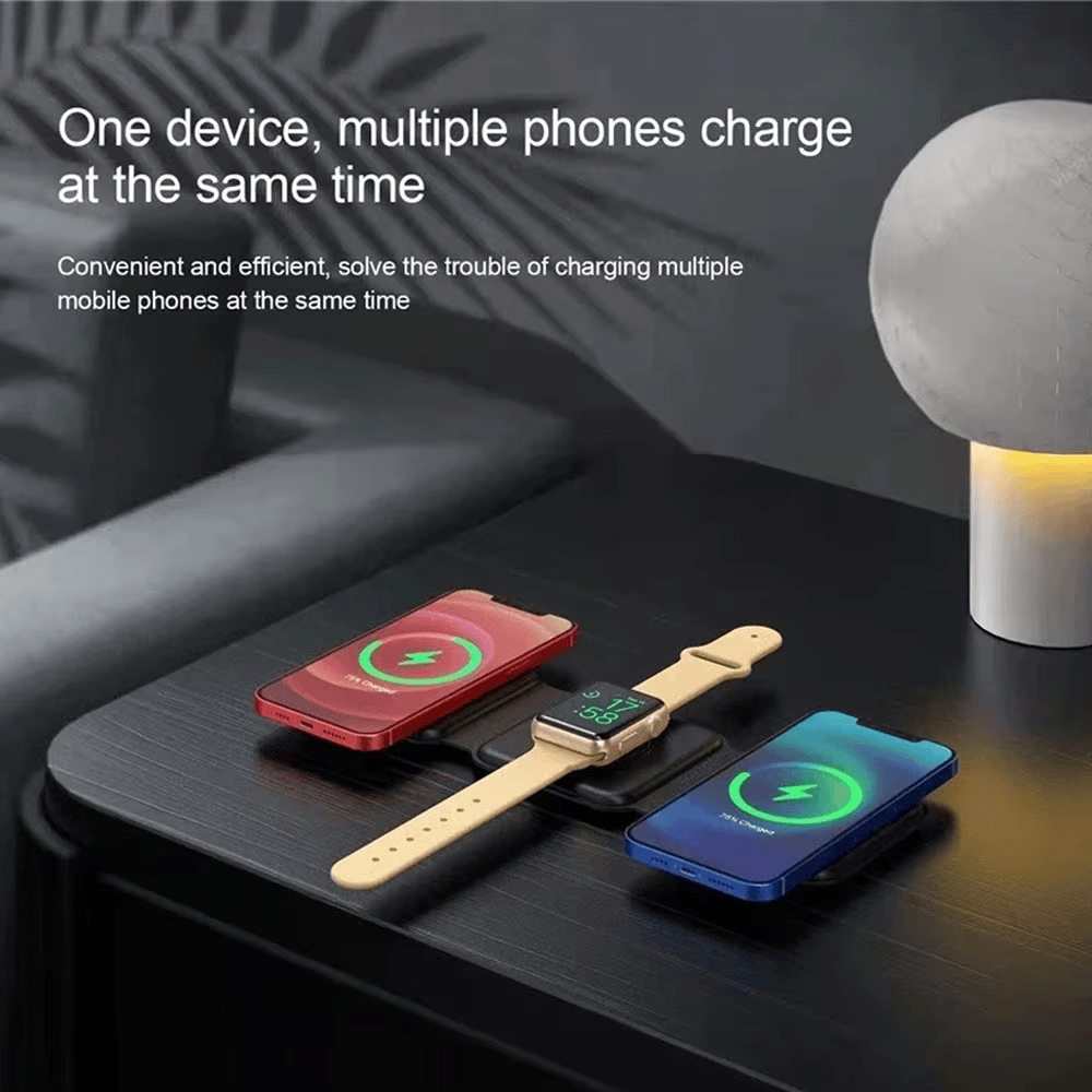 Chargeur Magnetique 3 en 1