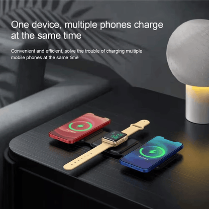 Chargeur Magnetique 3 en 1